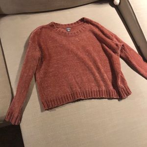 Chenille Rose Sweater